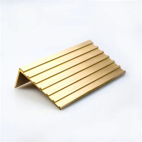 Angle Antique Brass Stair Nosing 2.5m .